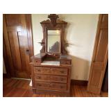 Dresser with mirror