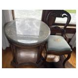 Chair and table