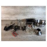 Knife Set, Baking Pans Funnel