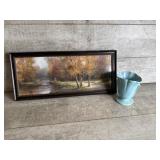 Vase and picture