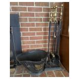 Fireplace Tools and Bucket