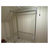 Metal cart rack