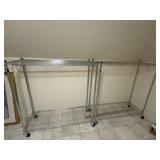 Pair of metal carts
