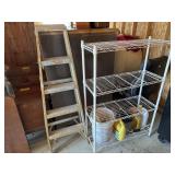 Ladder, Rack with Contents