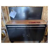 Husky 52in 1-Drawer Project Center with Pegboard