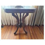 Table with lamp