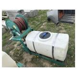 50 Gallon Lesco Sprayer Tank With Hose Reel