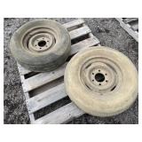 6 Lug Rims with 225/75D15 Tires