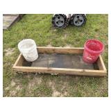 Hitch Mounted Rock and Tool Metal Basket