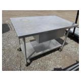 Stainless Steel Table W Drawer