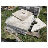 Skid of Limestone Caps