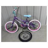 Girls bike, wheel