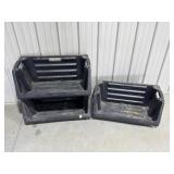 (3) storage bins