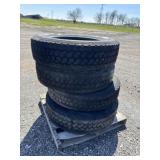 Set of 275/80R24.5 Semi Tires