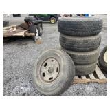 5-8 Lug Rims with 275/70R18 Tires