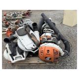 Skid of Stihl Backpack Blowers  (Non Running)