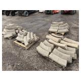 4 Skids of Concrete Landscaping Block