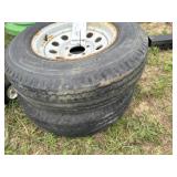 2 F78-14ST Trailer Tires