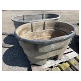 100 & 70 gallon Rubbermaid Tanks