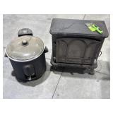 Electric turkey fryer, heater