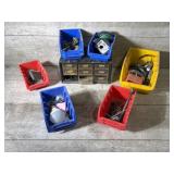 Fastener Organizers Filled With Miscellaneous