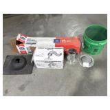 Plastic sheeting, roof flashings
