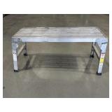 Aluminum Fold-Up Ladder Platform