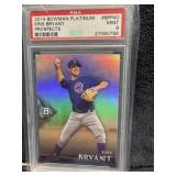 2014 Bowman Platinum Kris Bryant PSA 9 Prospects
