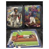Ronald Acuna lot of 3 cards