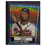 2021 Topps Chrome Ronald Acuna JR. X-Fractor