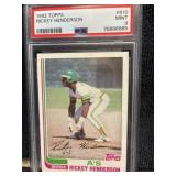 1982 Topps Rickey Henderson Psa 9