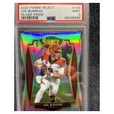 2020 Panini Select Silver Prizm Joe Burrow PSA 9