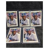 1990 Upper Deck Ken Griffey Jr lot of 5 2nd year