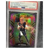 2020 Panini Select Joe Burrow RC PSA 9 Die-Cut