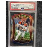 2020 Panini Select Joe Burrow RC PSA 10 Die Cut