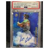 2021 Bowman Incep. Heston Kjerstad Auto Blue #