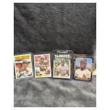 Rickey Henderson 4 card lot
