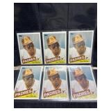 1985 Topps Tony Gwynn 6 Cards