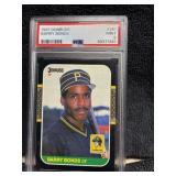 1987 Donruss Barry Bonds PSA 9