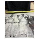 Ted Williams Auto large 20"x 16ï¿½  in pen, see