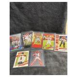 Joe Burrow lot of 7, 6 RC Cards