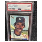 1985 Donruss Don Mattingly PSA 9