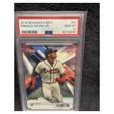 2018 Bowmanï¿½s Best Ronald Acuna Jr. RC PSA 10