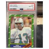 1986 Topps Dan Marino PSA 8