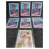 1985 Topps Dwight Gooden RC lot of 6 and 1984