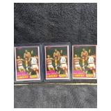 1981 Topps Magic Johnson Qty 3 2nd year cards o