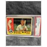 Mickey Mantel 1960 Topps PSA 3