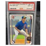2015 Bowman Prospects Kris Bryant PSA 10