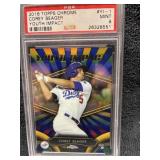 2016 Topps Chrome Corey Seager Youth Impact PSA 9