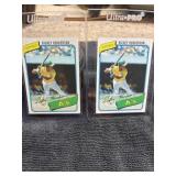 1980 Topps Rickey Henderson RC Qty 2